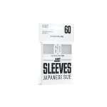 JUST SLEEVES - JAPANESE SIZE WHITE (60 SLEEVES)