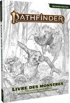 LIVRE DES MONSTRES CROQUIS - PATHFINDER 2