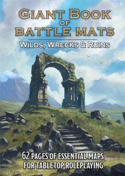 Livre plateau de jeu : Giant Book of Battle Mats Wrecks & Ruins (A3)