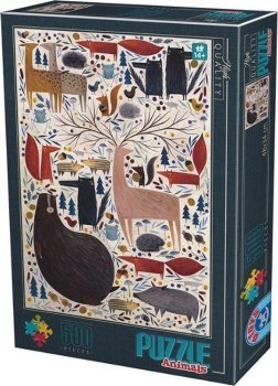 PUZZLE 500 ANIMAUX SAUVAGES