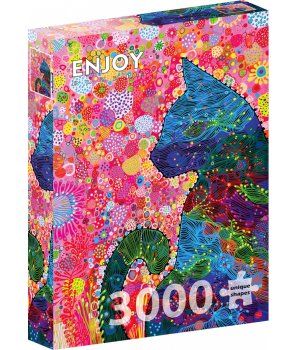 PUZZLE 3000P WANDERING CAT