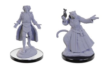 Lucien Tavelle & Cree : Deeproots Critical Role Unpainted Miniatures