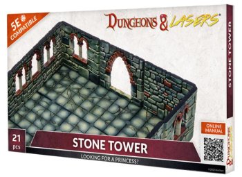 STONE TOWER DECORS DUNGEONS & LASERS