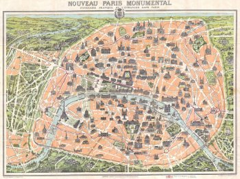 2000P PLAN DE PARIS MONUMENTAL