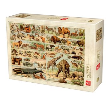 1000P ANIMAUX SAUVAGES - ENCYCLOPEDIE - PUZZLE