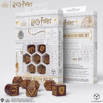 SET DE DES MODERNES HARRY POTTER - GRIFFONDOR ROUGE