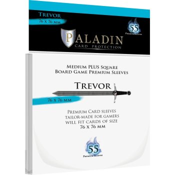 PALADIN SLEEVES - TREVOR PREMIUM 76X76MM (55 SLEEVES)