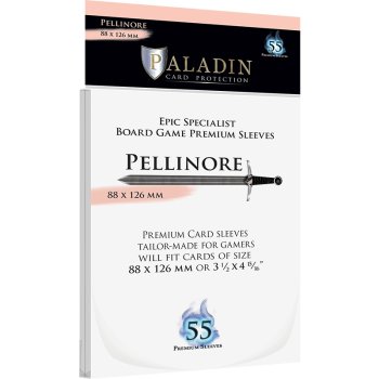 PALADIN SLEEVES - PELLINORE PREMIUM  88X126MM (55 SLEEVES)